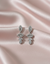 925 Sterling Silver Vintage Marquise Drop Earrings (Baguette Cut)