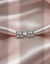 925 Sterling Silver Princess Cut Halo Stud Earrings