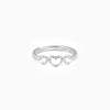 Triple Heart Bond Ring