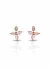 Blushing Flora Crystal Earrings