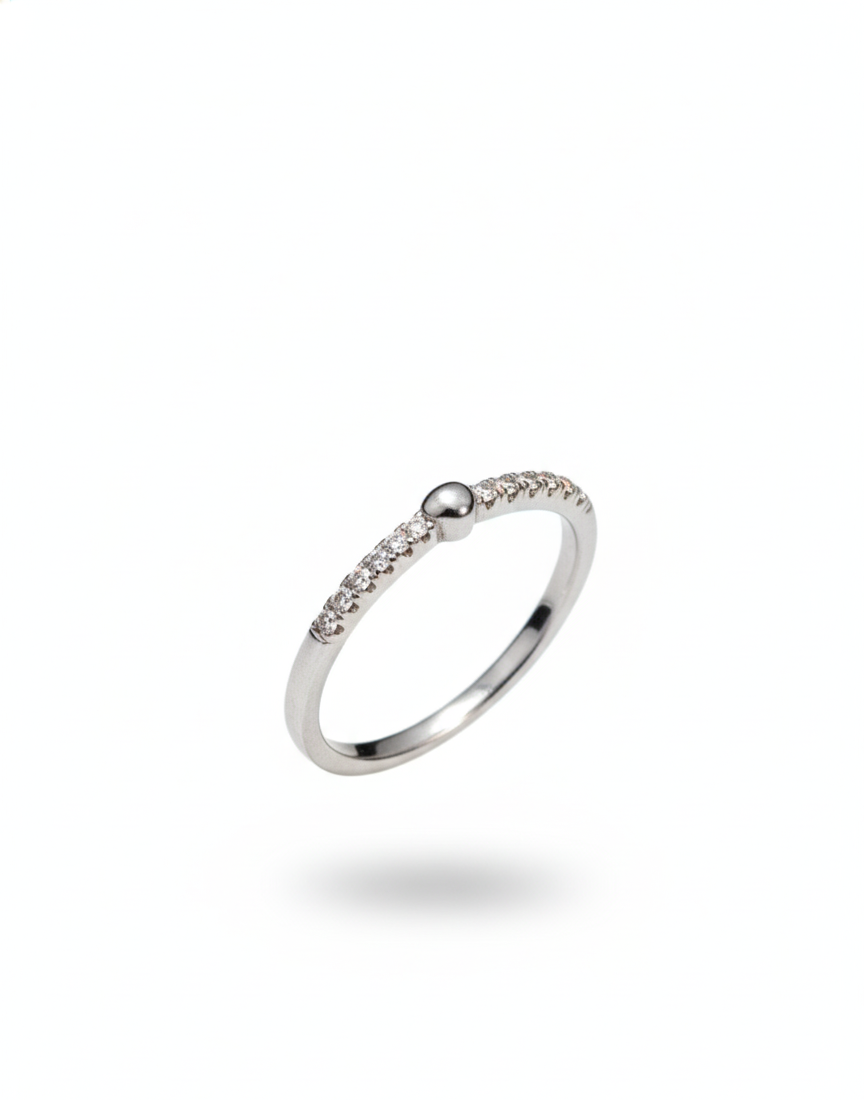 Arna's Silver – Eternal Love Heart & Soul Ring in 925 Sterling Silver