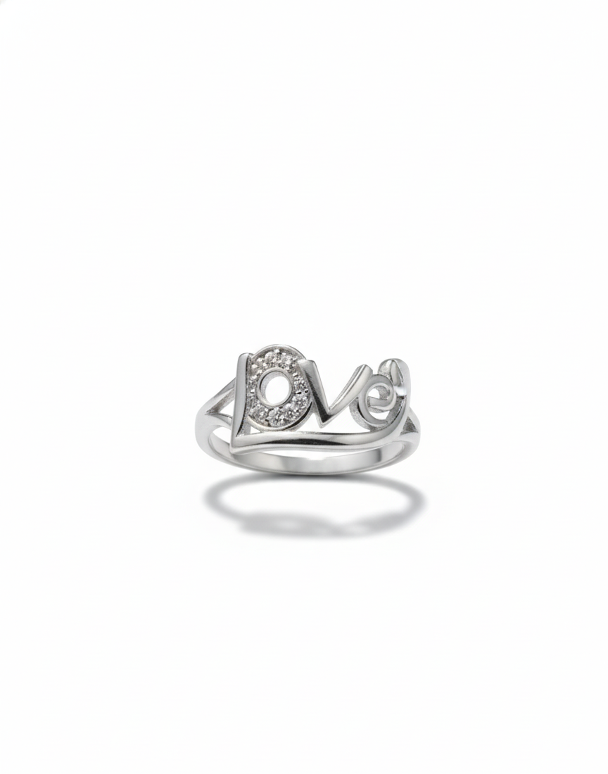 Arna's Silver – Eternal Love Statement Ring in 925 Sterling Silver
