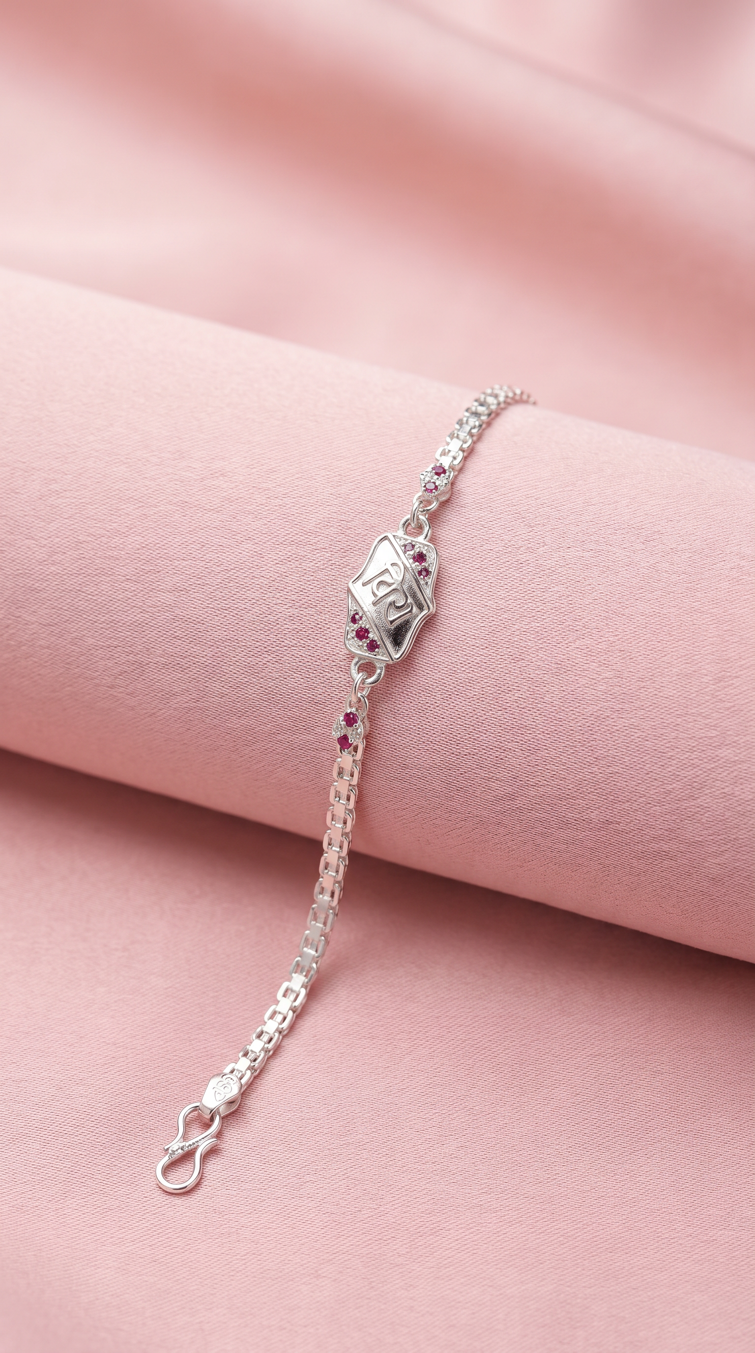 Premium 925 Silver Veera Rakhi Bracelet
