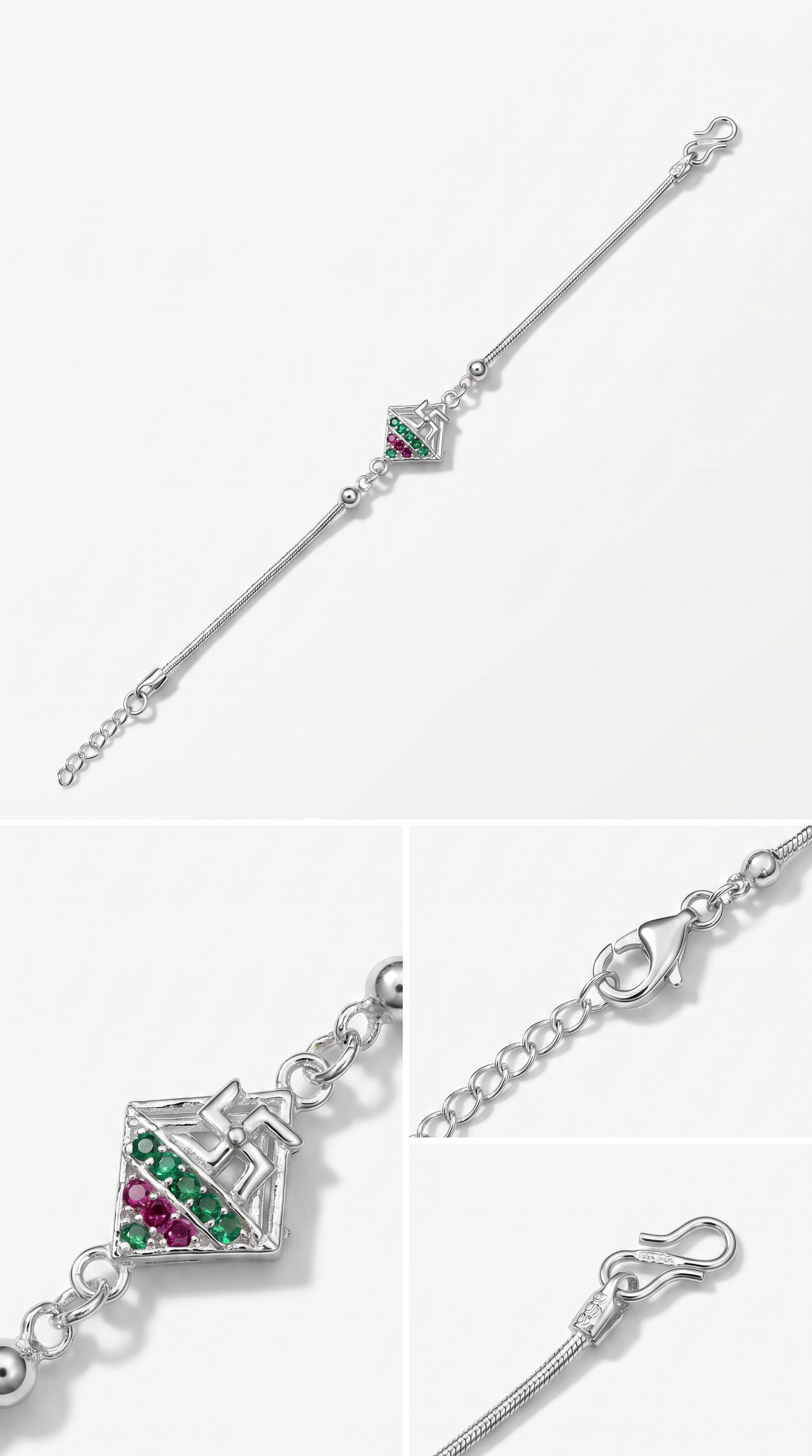 ARNASILVERS Premium  baby Rakhi Bracelet