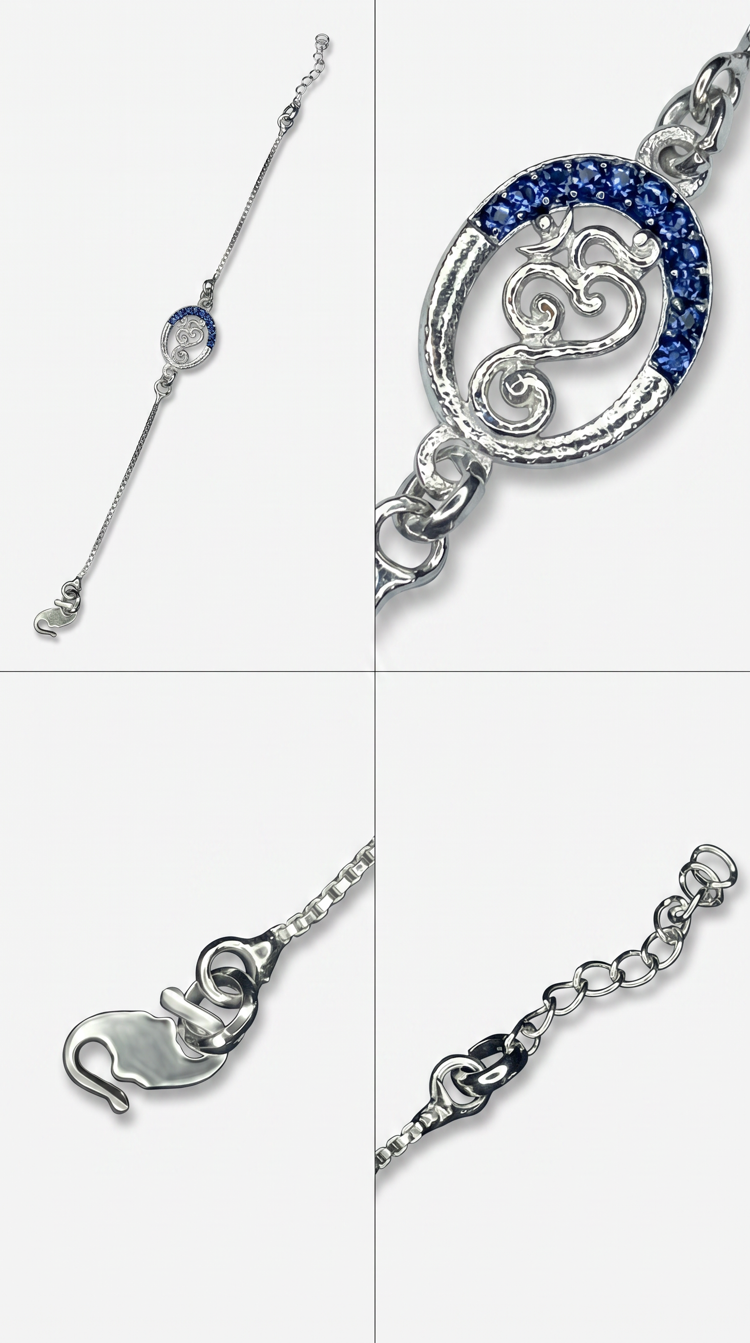 ARNASILVERS Premium  Silver Om Rakhi Bracelet