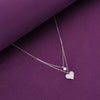 Sterling Silver Double Heart Necklace