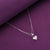 Sterling Silver Double Heart Necklace